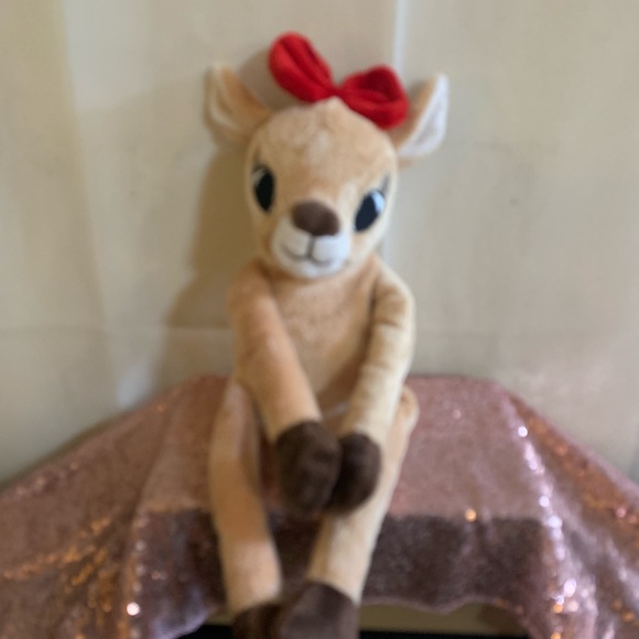 Rudolph The Red Nosed Reindeer Soft Plush Toy, Clarice - Velcro Hands and Paws - Picture 4 of 11
